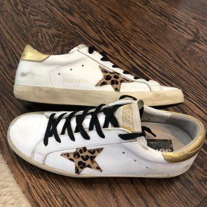 Golden Goose Superstar Leopard-Star sneakers